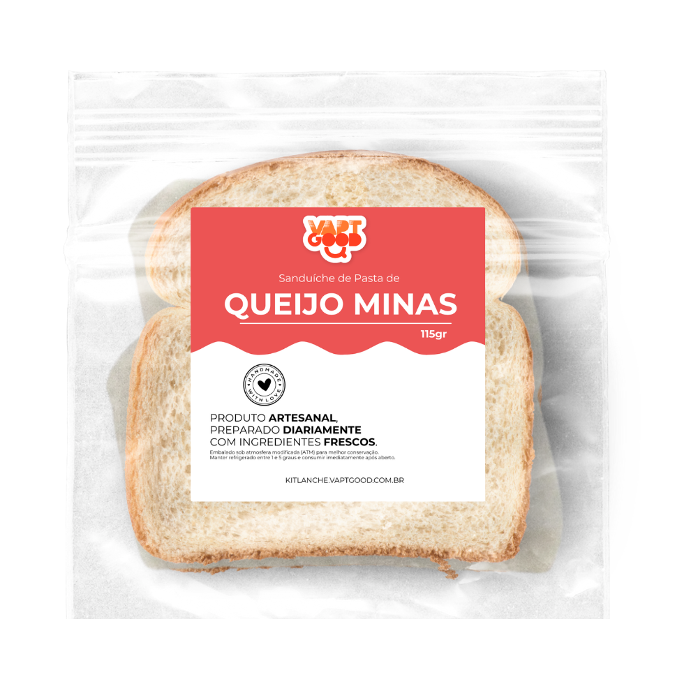 Pasta de Minas no Pão de Forma Tradicional ~ 70g